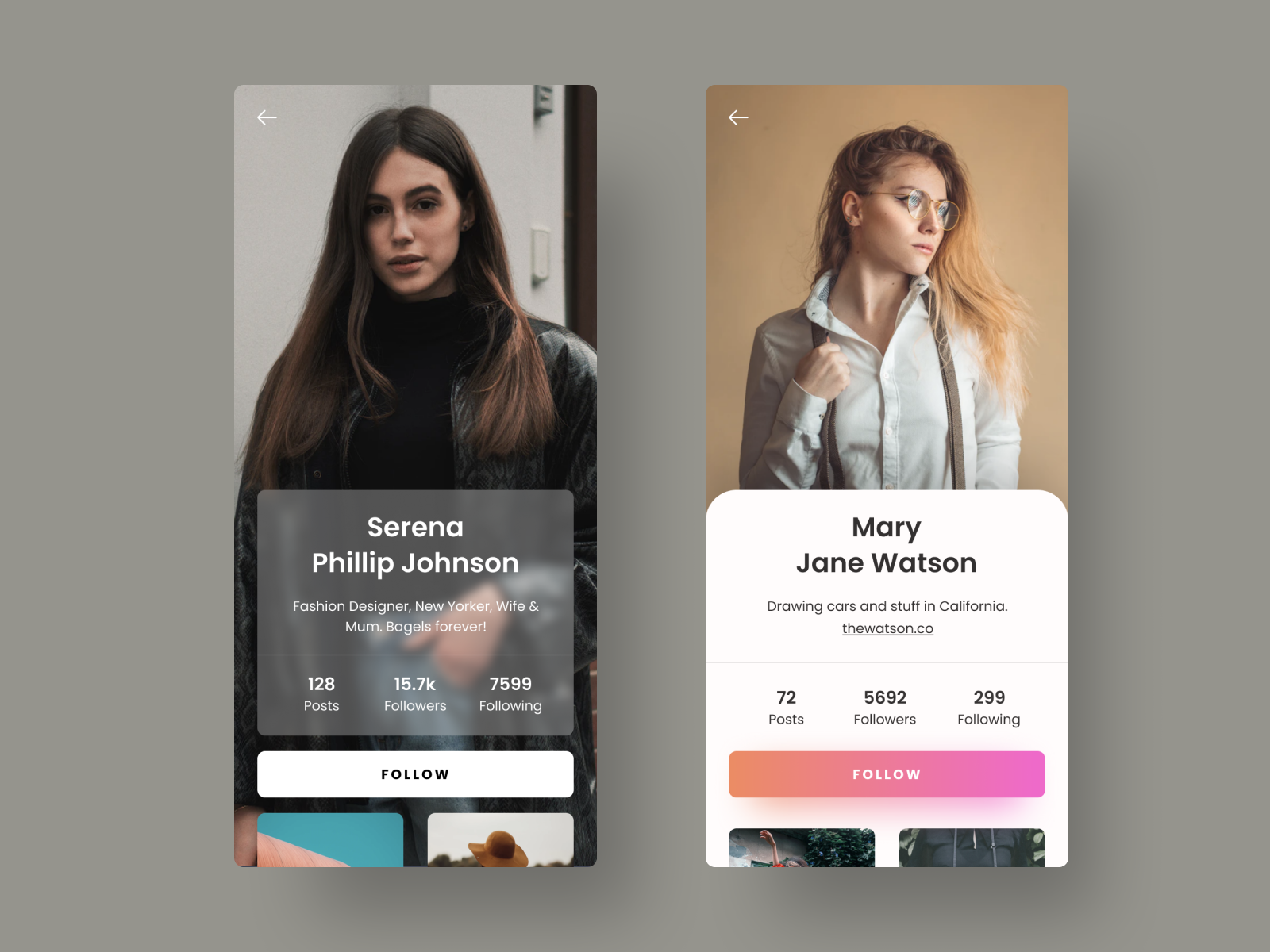 Instagram redesign concept UI by Rohan Puri on Dribbble