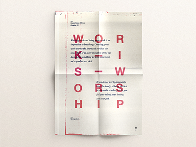 Typography Poster (ft. George Lois)