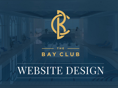 The Bay Club - Website Design in Adobe XD