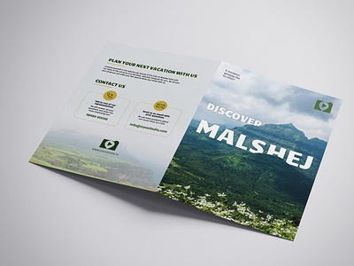 Magical Malshej - Travel Brochure Design branding brochure design flyer graphic design illustrator landscape print travel typography
