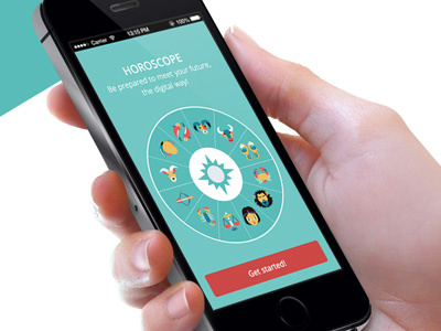 Horoscope App app application design horoscope icon iphone mobile phone