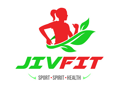 JivFit - Logo Design brand brand design brand identity branding branding design design flat illustration logo logo design logodesign logos logosai logosketch logotype typography vector