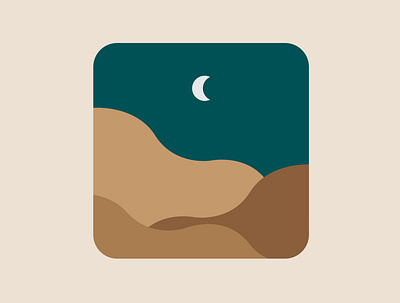 Sandy Nights design digital illustration digitalart illustration logo vector