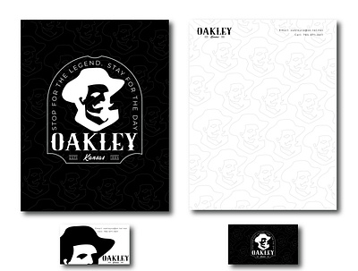 Oakley Identity Set branding design illustration logo