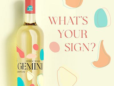 Gemini Wine branding design digital illustration graphic design illustration logo vector