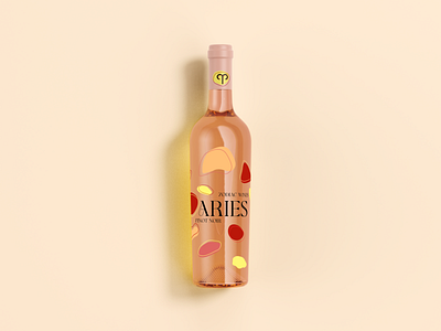 Aries Wine branding design digital illustration graphic design illustration logo vector