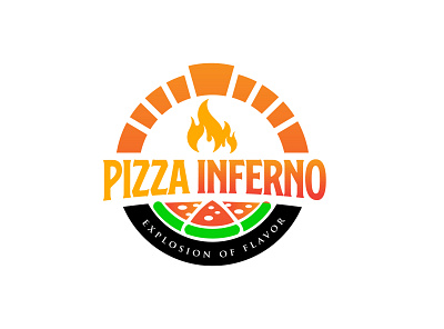 Pizza Inferno branding design designs illustrator logo vector