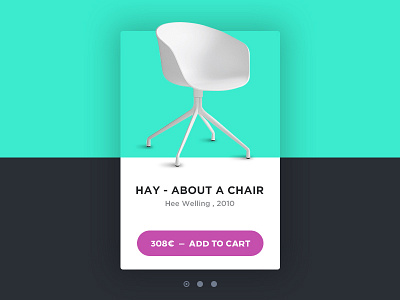 About A Chair card chair ecommerce flat furniture gotham material minimal montserrat shop