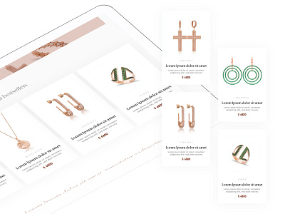 eCommerce Jewelry 💎 Design austria branding card ecommerce ecommerce app ecommerce shop flat jewelry shop material minimal online shop ui design usability testing ux design