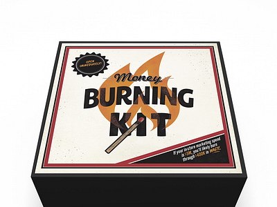 Money Burning Kit Direct Mail