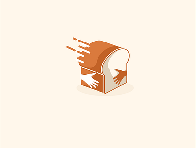 Bread Delivery art branding design icon illustration illustrator logo vector