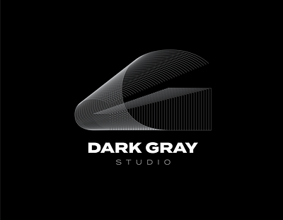 Dark Gray Studio Logo Design branding dark design first post first shot firstshot g letter g logo grey icon logo monochrome movie studio typography vector