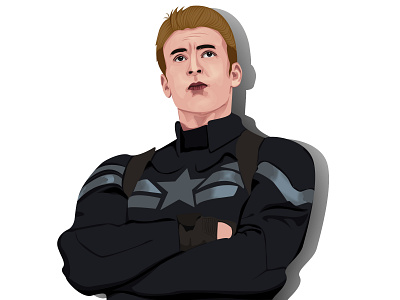 Captain America Vexel Art flat design photoshop vector vexel art