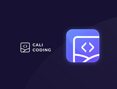 Cali Coding Branding app app logo brand brand guide branding code coding design geometric linework logo minimilist simple style guide