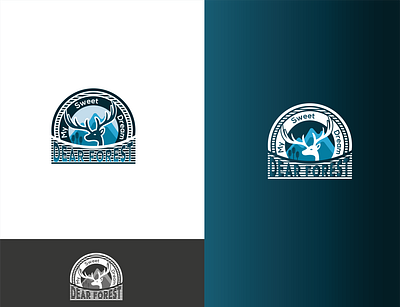 Dear Forest app art brand brand design branding forest logo icon illustration logo logo design logotype web
