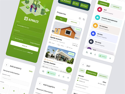 Property Management ( Real Project ) booking buy home mobile app property management realestate rent sell ui ux