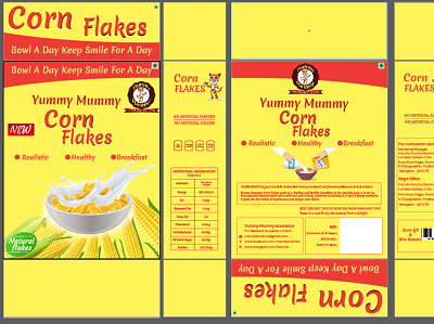 cornflakes design illustration