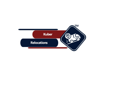 Kuber Relocations design illustration logo