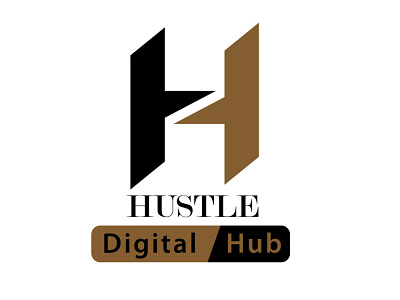 hustle digital hub1 design icon illustration illustrator logo logo typography