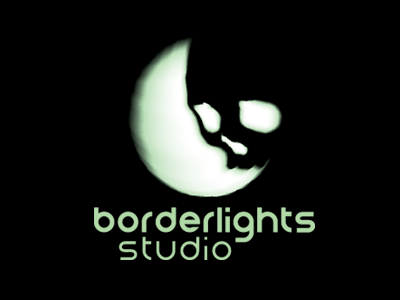 Borderlights borderlights logo moon music night skull