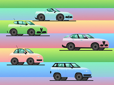 Cars Rainbow