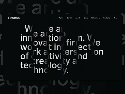 Corporate website - concept