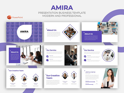 Business Presentation Template - Amira business creative design presentation presentation layout presentation template presentations