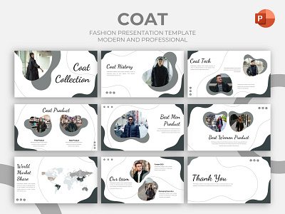 Instagram Feed Template - Coat branding business creative design fashion graphic presentation presentation layout presentation template presentations