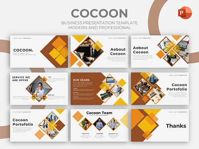 Instagram Feed Template - Cocoon branding business creative design graphic presentation presentation layout presentation template presentations