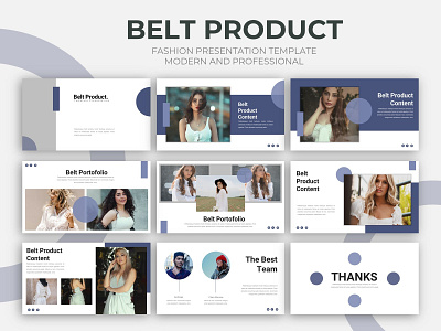 Fashion Presentation Template - Belt Product branding creative design fashion graphic presentation presentation layout presentation template presentations