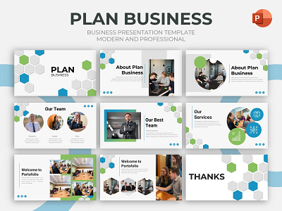 Business Presentation Template - Plan Business branding business creative design graphic presentation presentation layout presentation template presentations