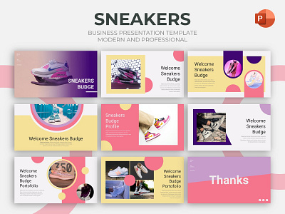 Fashion Presentation Template - Sneakrs Budge