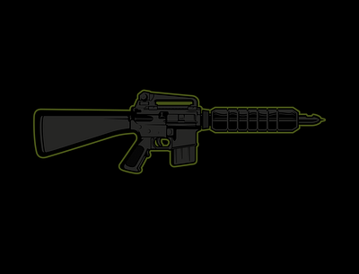 Tat gun apparel design graphic design illustration vector