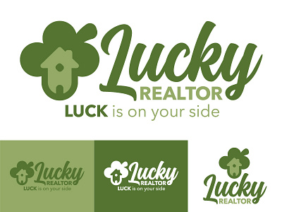 Lucky Realty design logo realtor realty