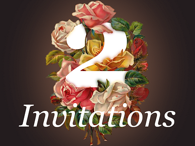 2 invitations