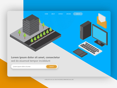 Educational Website Landing Page UI app design illustration ui ux vector web website