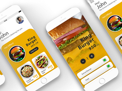 Burger Hunt animation app branding design illustration illustrator minimal typography ui ux web website