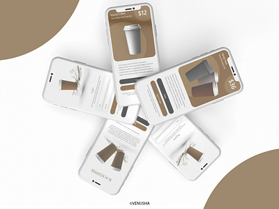 BLACKCOFFEE animation app branding illustrator minimal typography ui ux vector web website