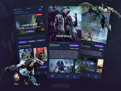 Gaming Store Web Design Concept