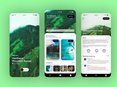 Travel App UI Design Concept