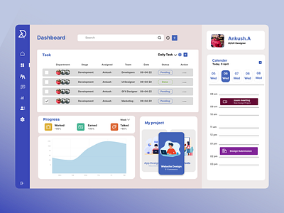 Design Agency Working Dashboard application application design dashboard design graphic design illustration ui user experience user interface