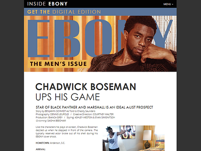 Inside EBONY Magazine