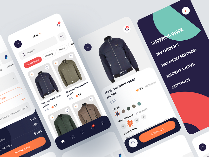 E-Commerce Mobile App UI by Royal Parvej for Halal Lab on Dribbble