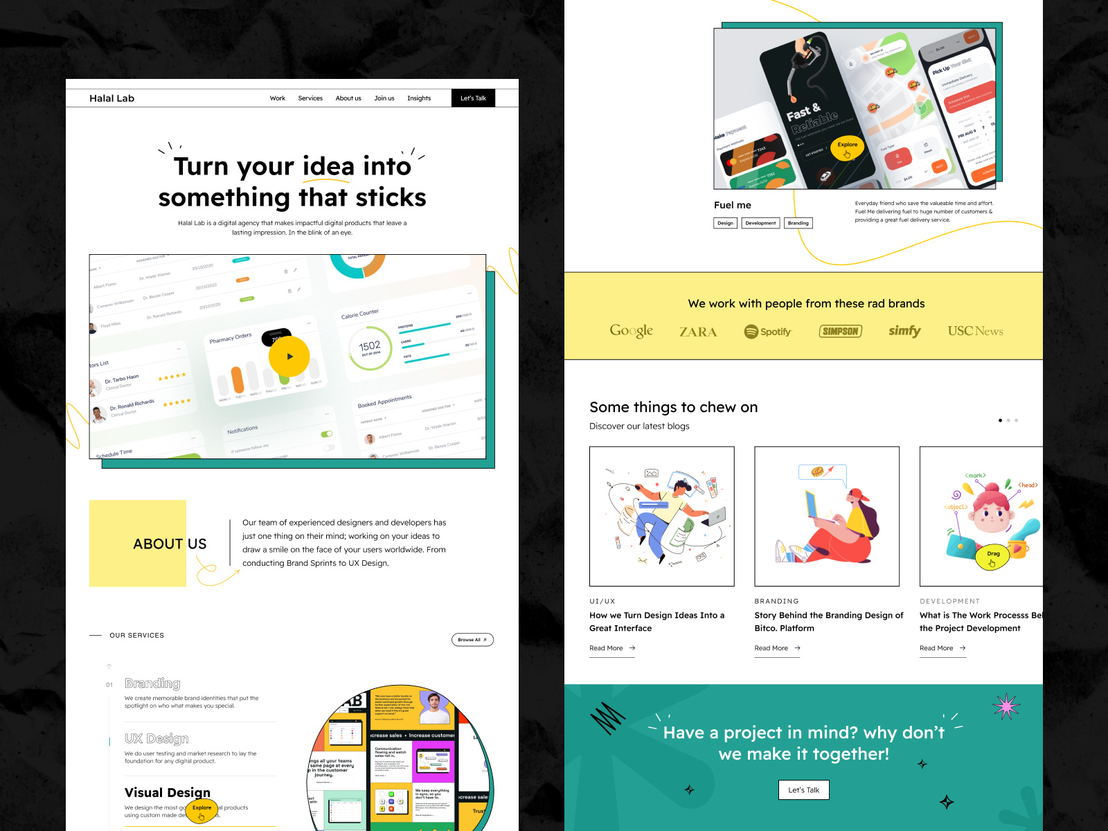 Agency Landing Page by Royal Parvej for Halal Lab on Dribbble