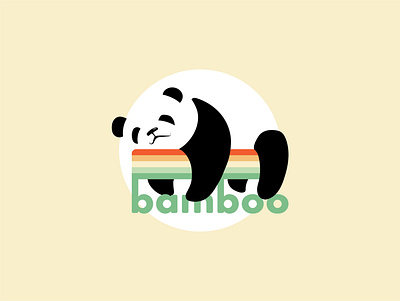 Daily logo challenge no. 3 bamboo bamboo logo daily logo challenge dailylogochallenge illustration logodesign panda