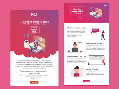 Content Design: RCI Live Chat copywriting ux uxwriting