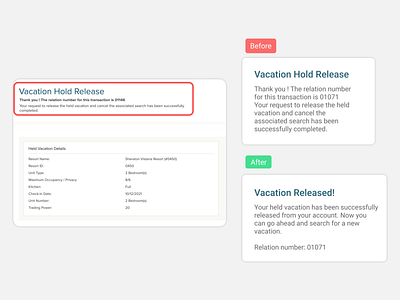 UX Microcopy: RCI Holidays