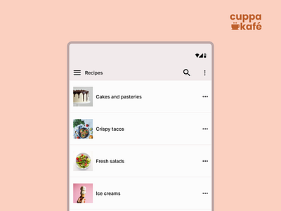 Cuppa Coffee graphic design illustration interfacedesgin logo ui ux