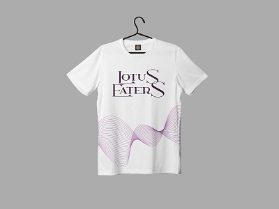 Lotus Eaters T-shirt Design branding cartoon t shirt design illustration lotus eaters product t shirt t shirt design typography typography t shirt
