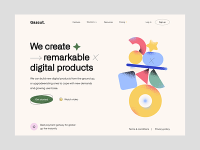 Gascut website design